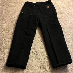 Carhartt Black Utility Trousers